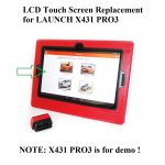 LCD Touch Screen Digitizer for 2014 LAUNCH X431 PRO3 Scanner